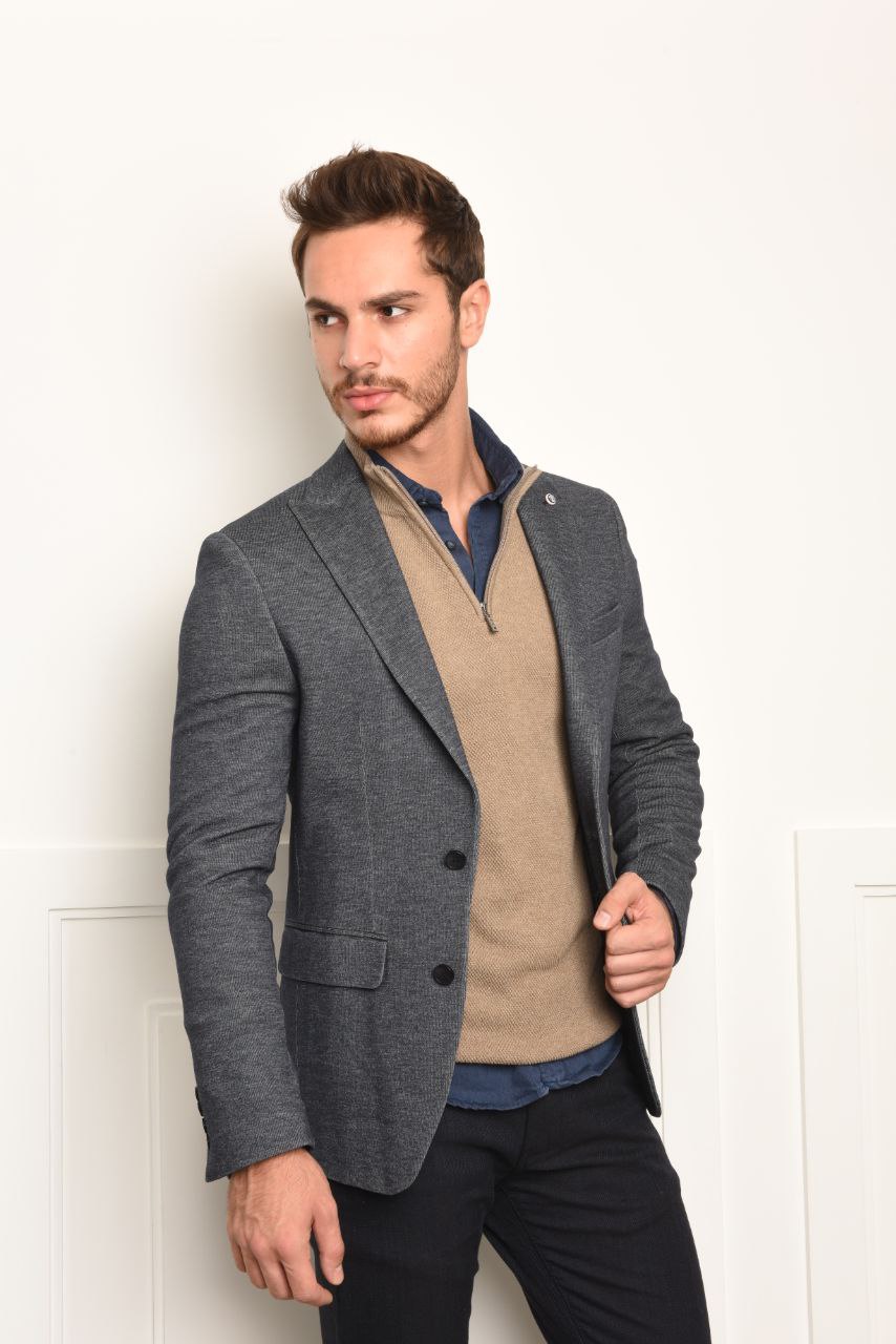 frappo vintage lycra blazer - blazer at Flamingo Fits