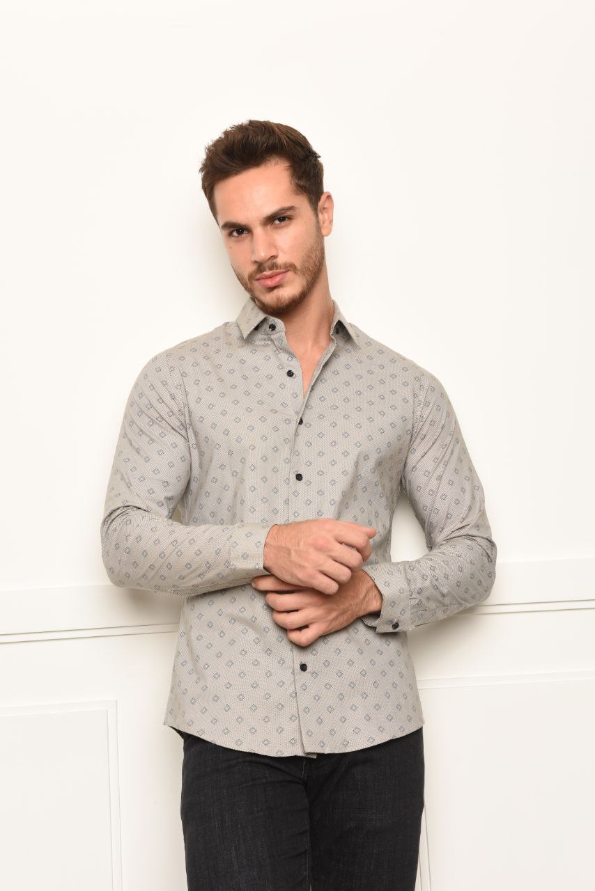 squared shirt - shirt at Flamingo Fits