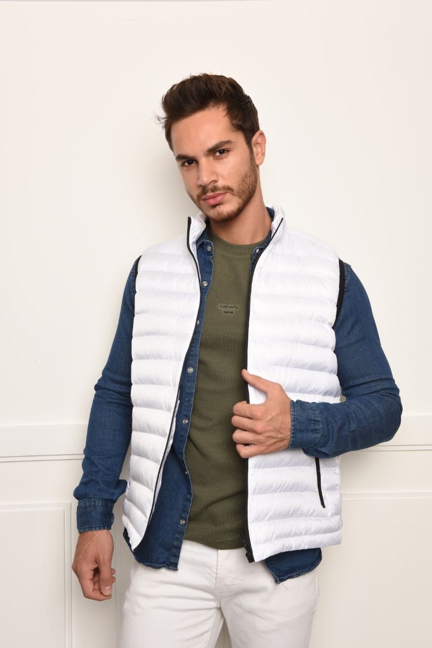 dyna puffer vest - vests at Flamingo Fits