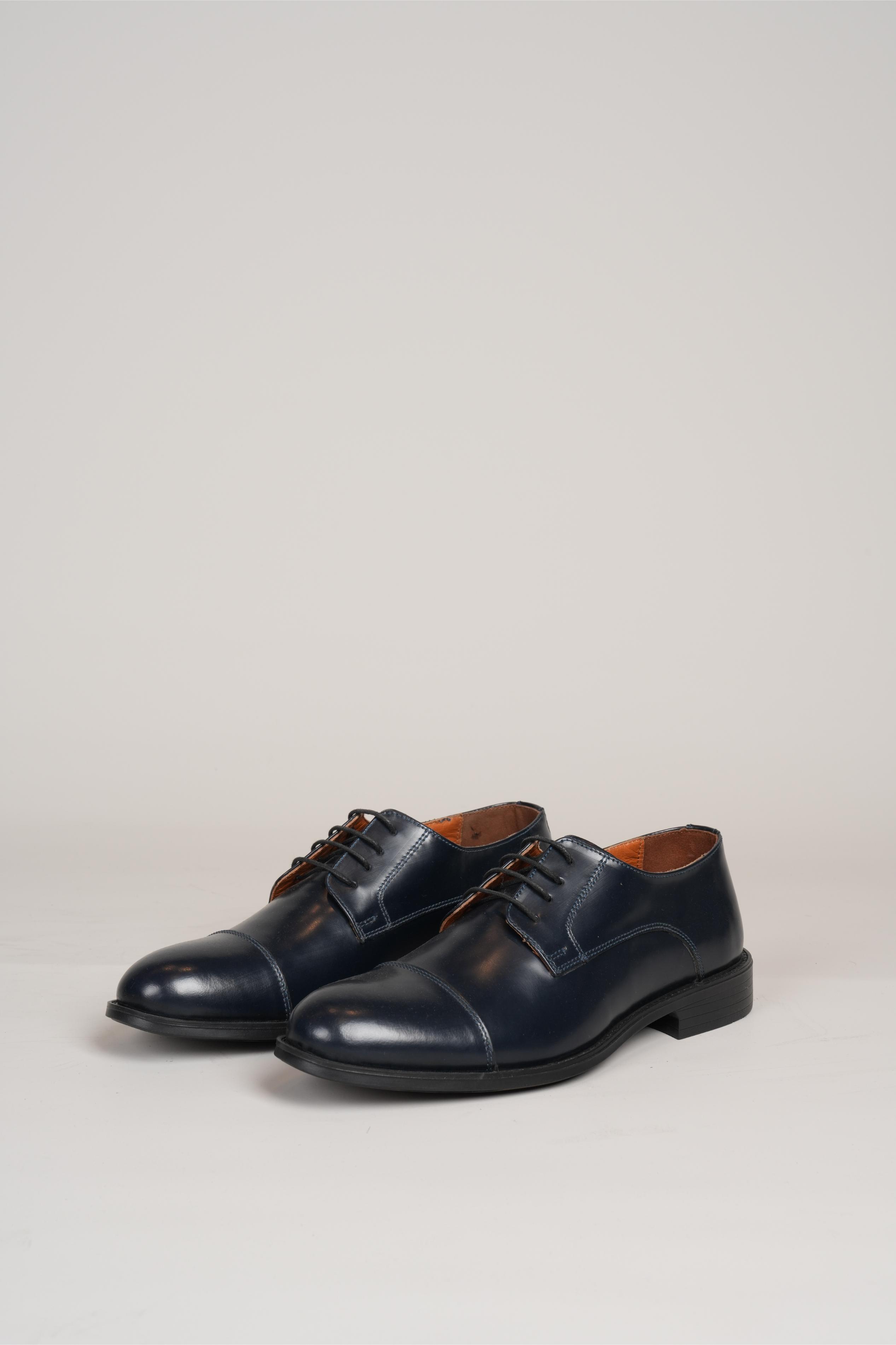 Marco oxford shoes in navy | Flamingo Fits
