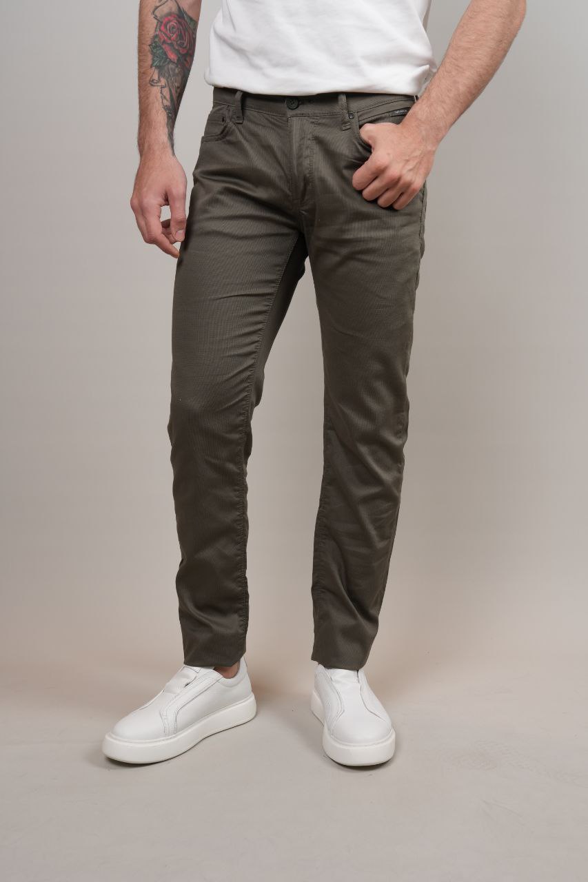 oslo olive - Men's Slim Fit Jeans at Flamingo Fits