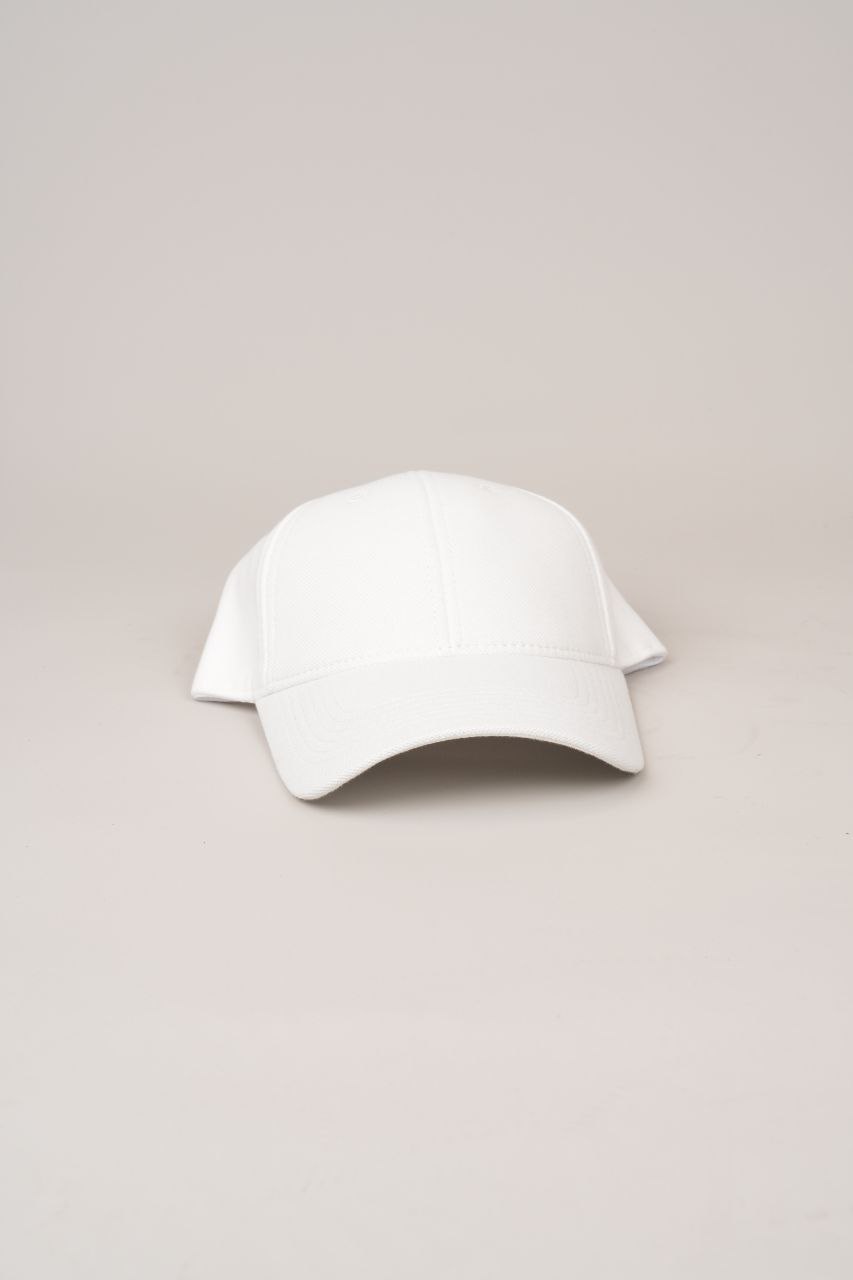 White summer baseball cap in white | Flamingo Fits