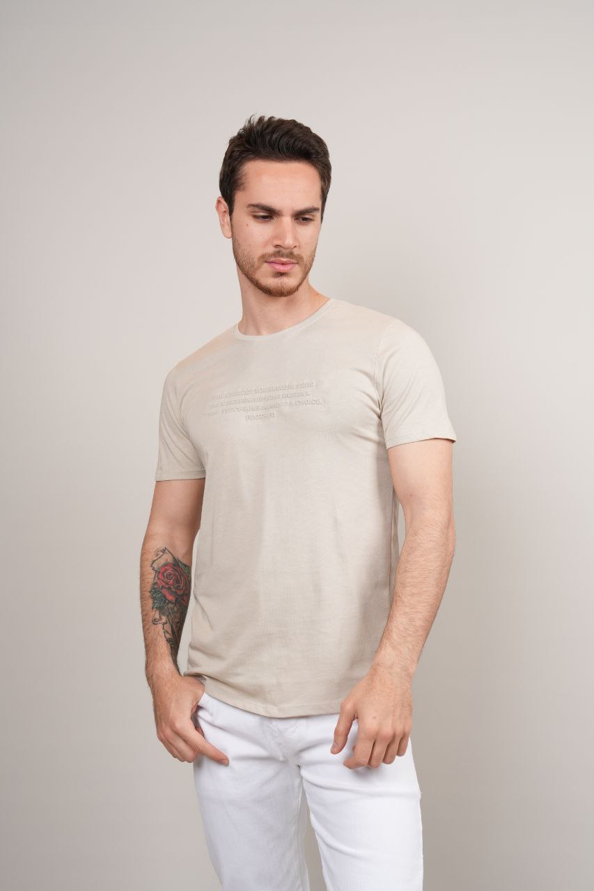 jaky beige typo tshirt