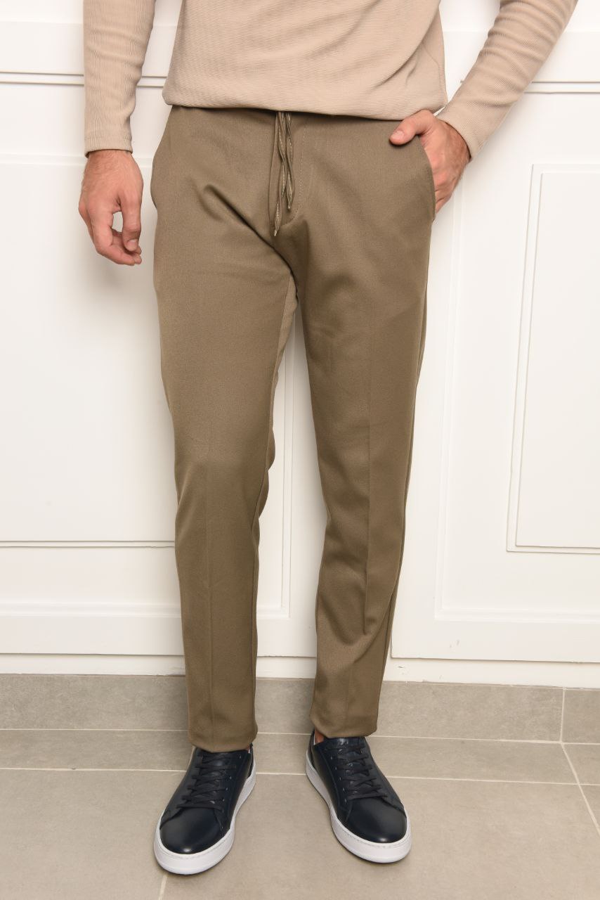 olive rena jogger trouser - Men's Casual Pants at Flamingo Fits