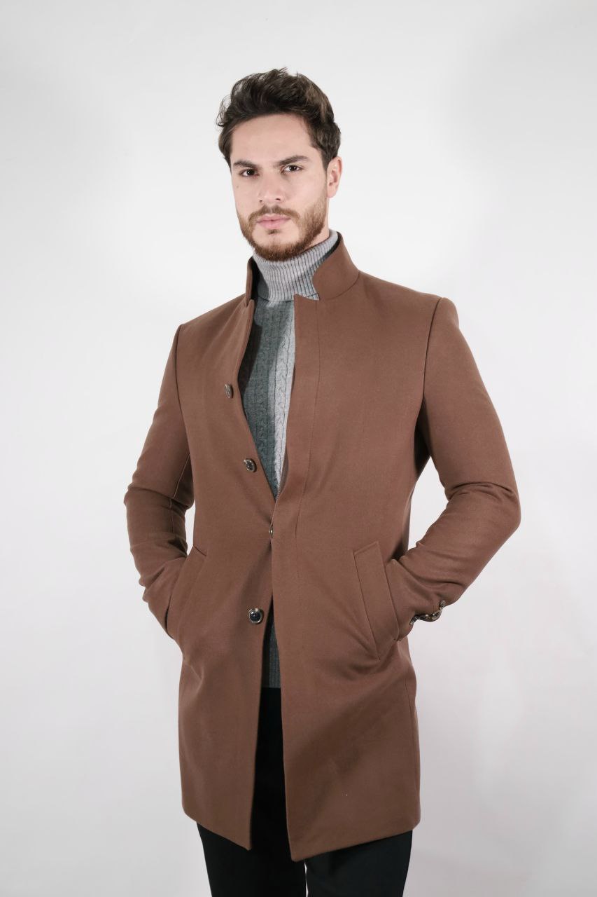Brown Hombre Coat - Coats at Flamingo Fits