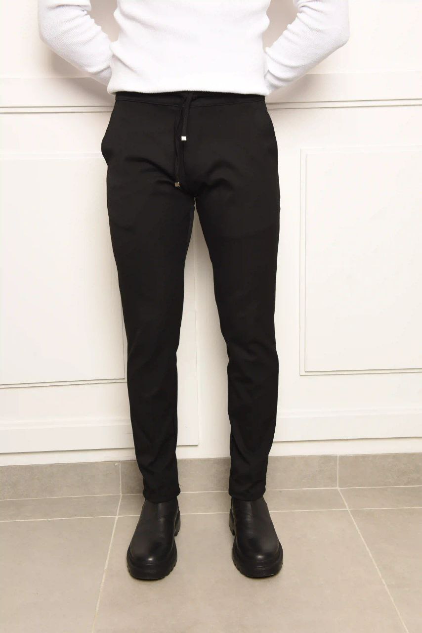 Black rena jogger trouser in black | Flamingo Fits