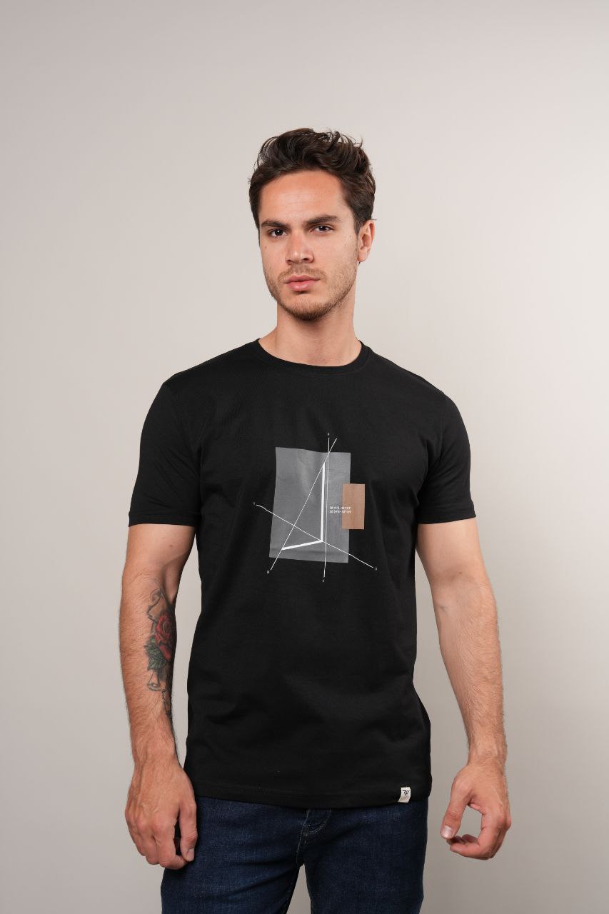 BLACK COLE GRAPHIC COTTON TSHIRT