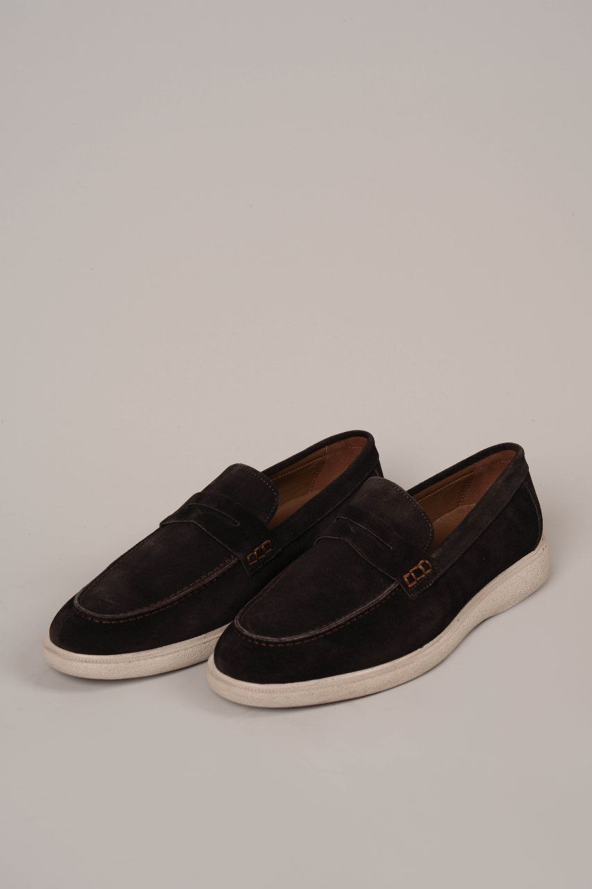 BROWN YACHT SUEDE LOAFER
