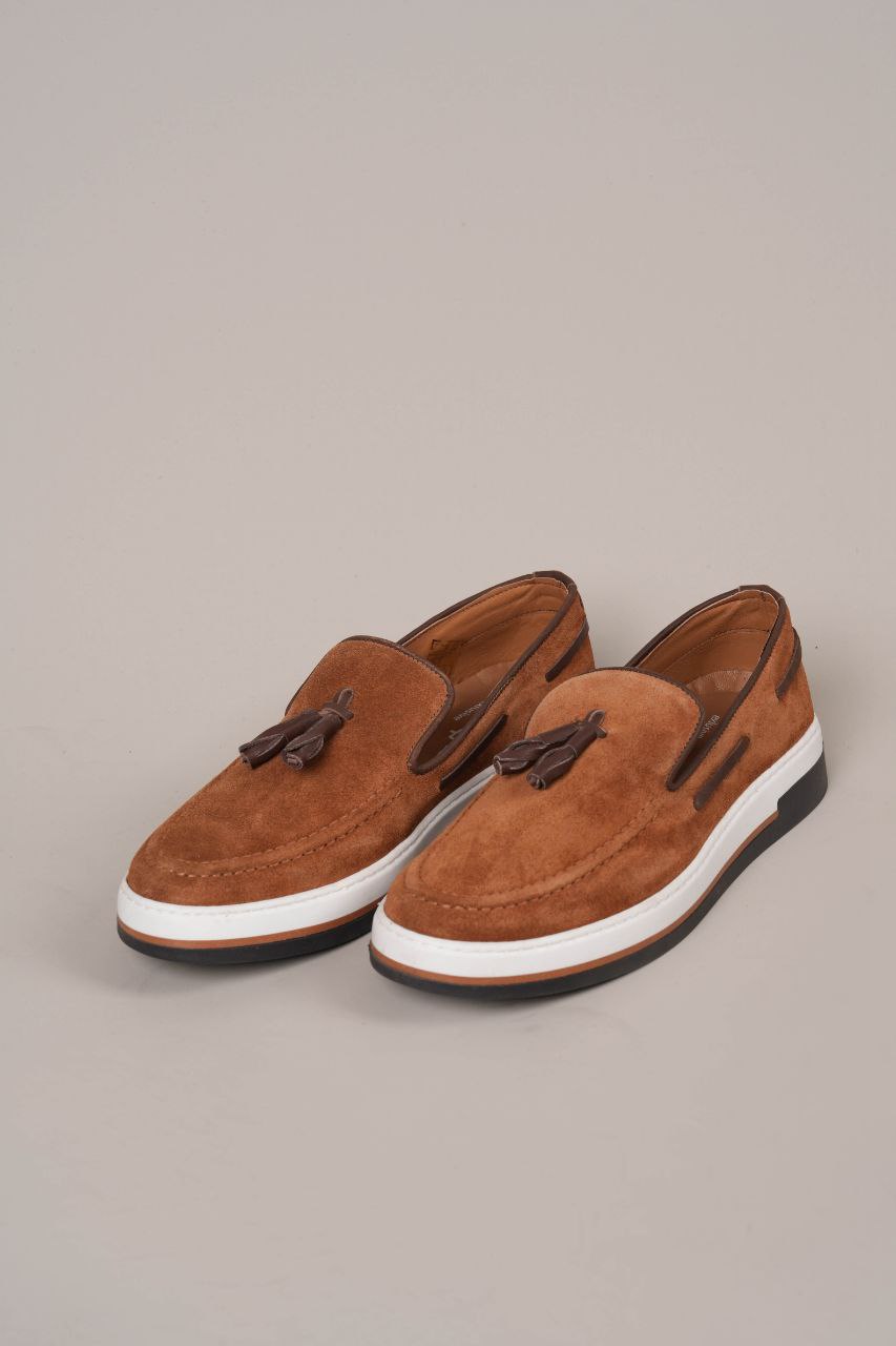 HAVAN SUEDE CONLEY TASSEL LOAFER