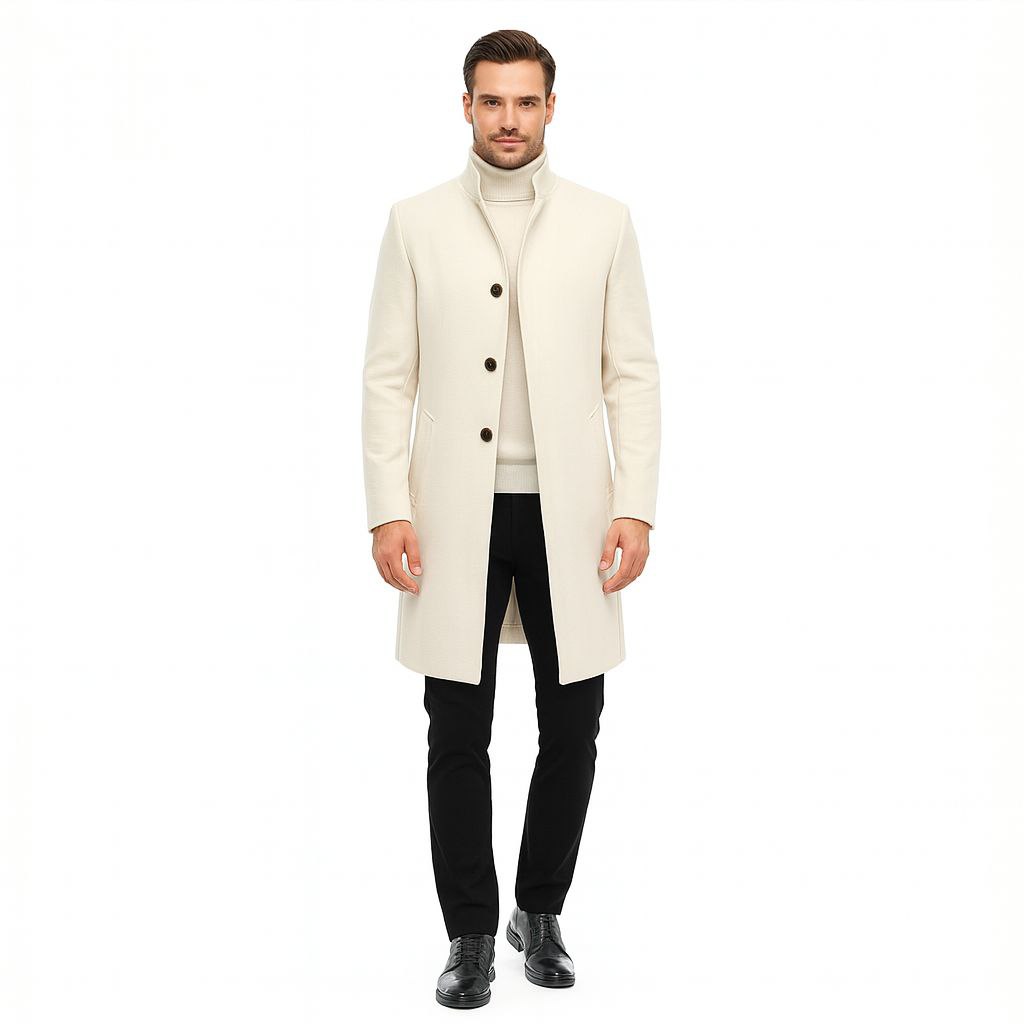 Beige Hombre Coat - Coats at Flamingo Fits