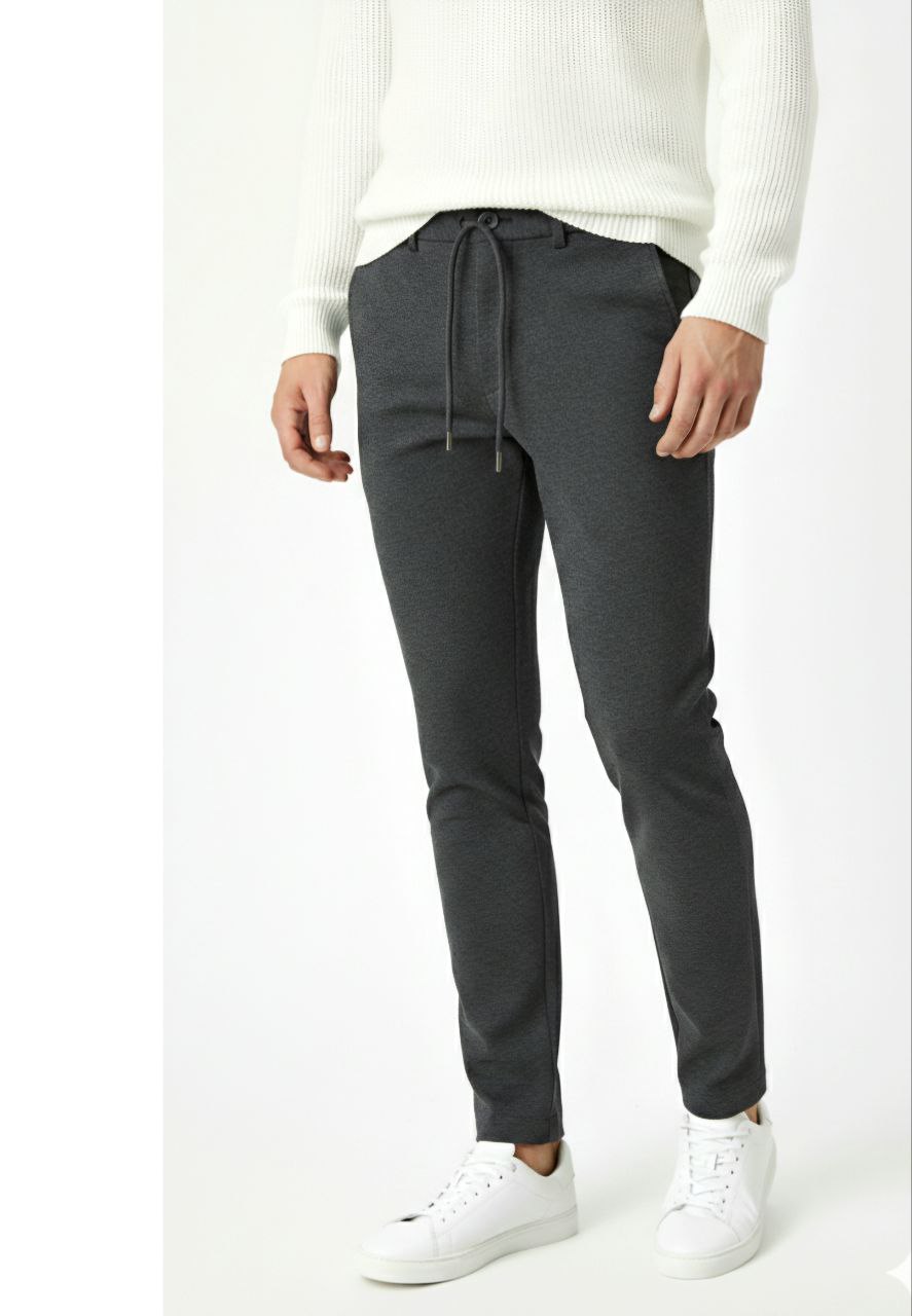 Charcoal Bhadir Jogger Trouser - pants at Flamingo Fits