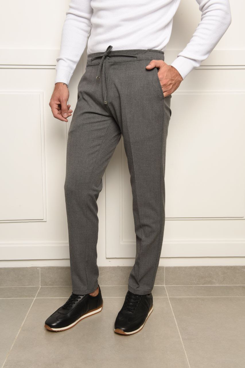 Charchoal rena jogger trouser in grey | Flamingo Fits