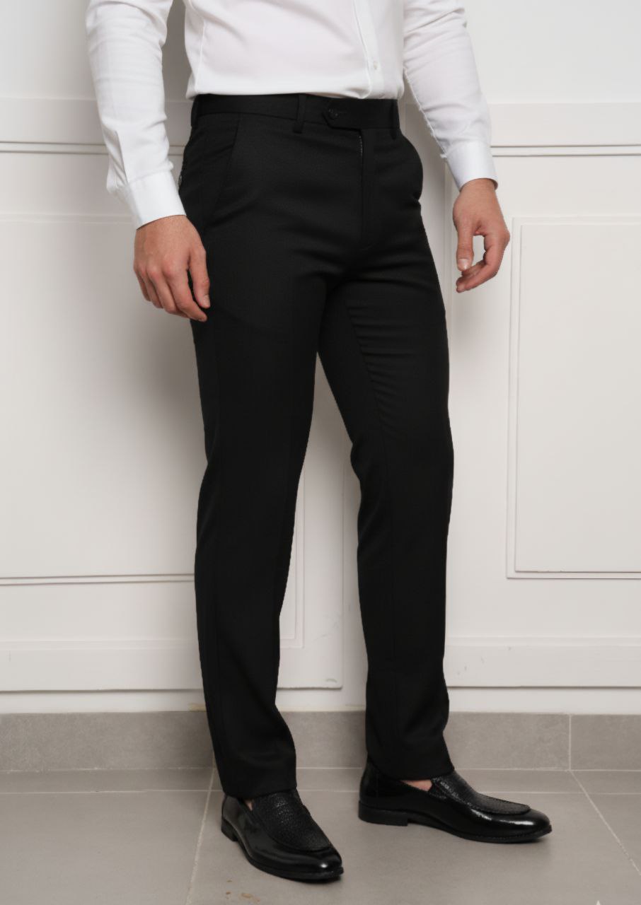 Black rena regular chino pant in black | Flamingo Fits