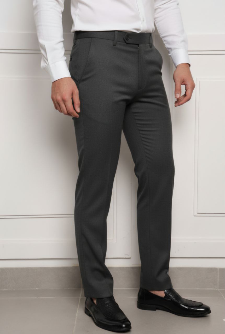Grey rena regular chino pant in grey | Flamingo Fits