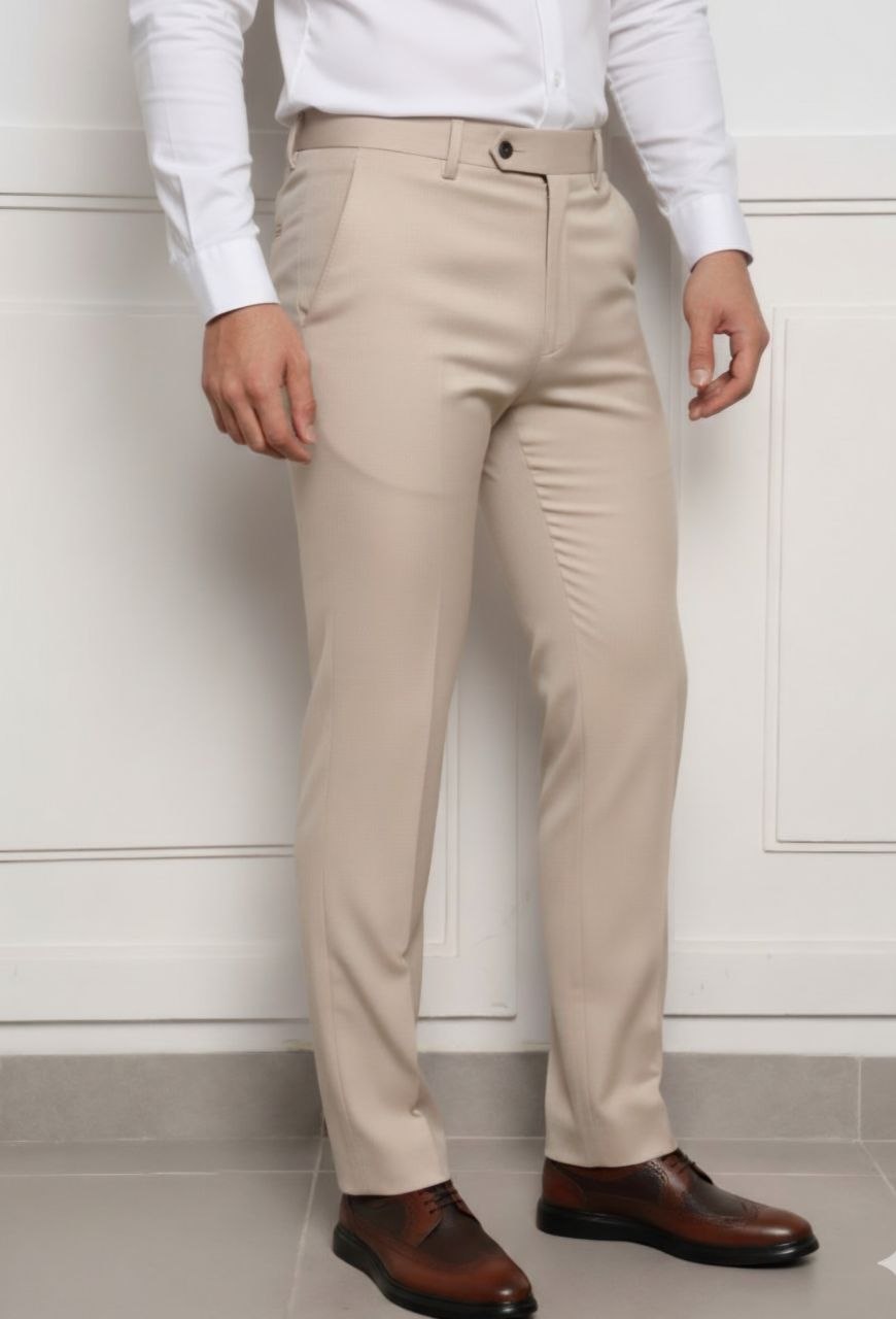 Creme Rena Formal Chino Pants
