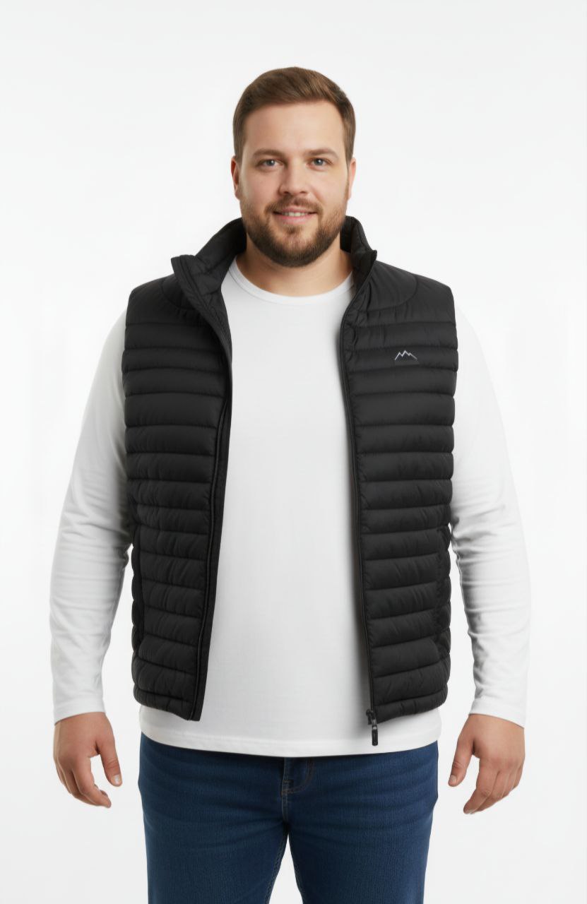 Black Puffer Bigsize Vest