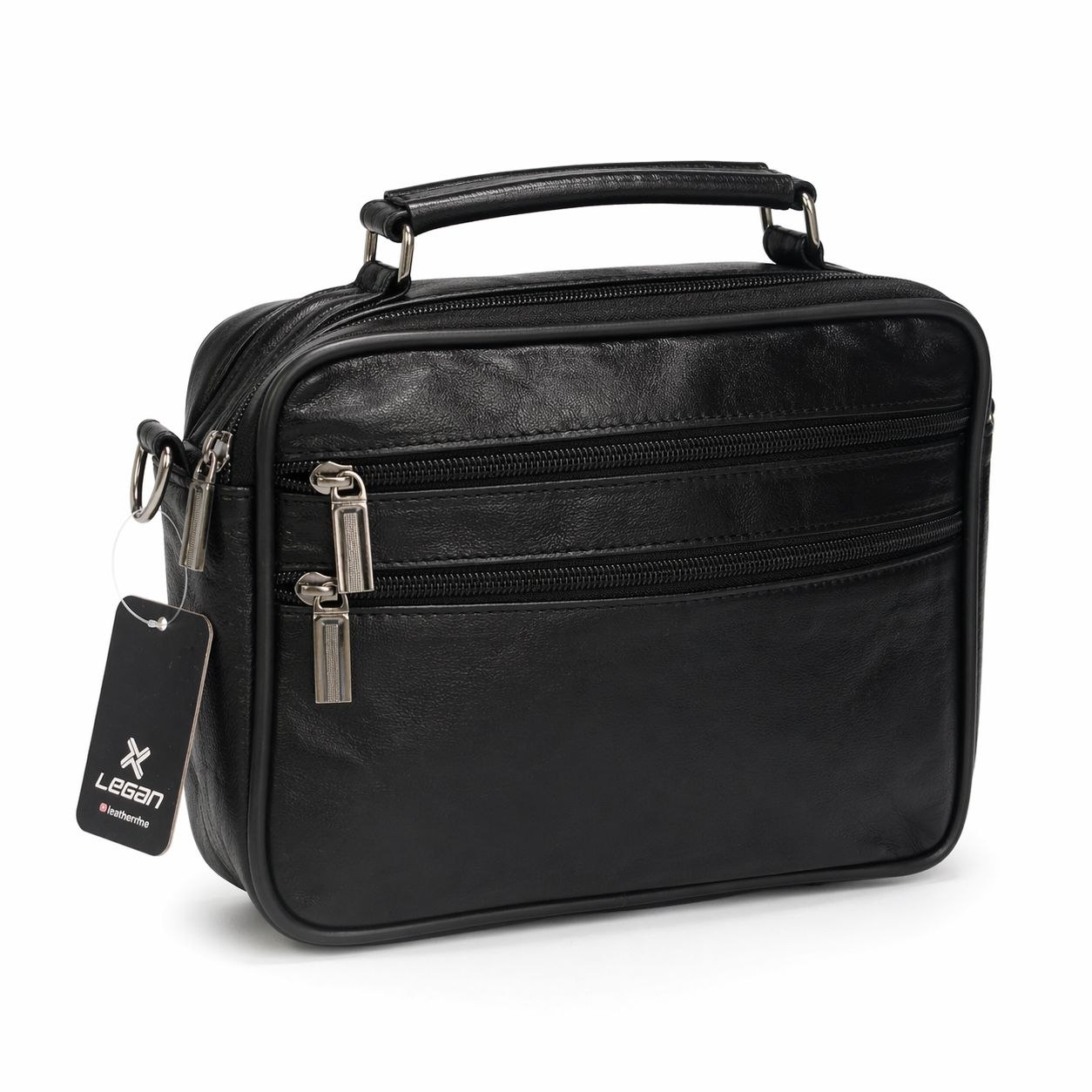Lega multi zipper square bag - Bags at Flamingo Fits
