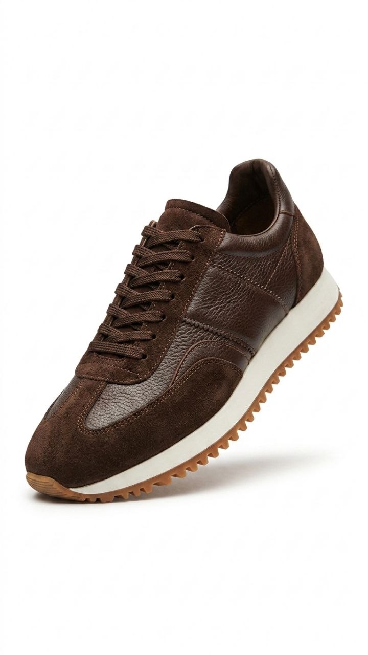 Brown stealth trainer in brown | Flamingo Fits
