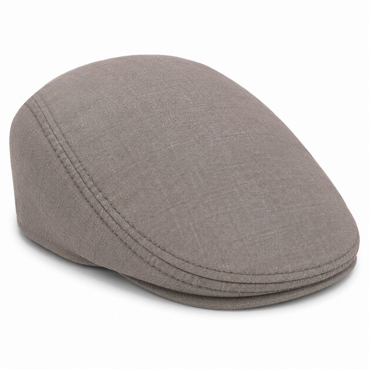 Plain brown flat cap in brown | Flamingo Fits