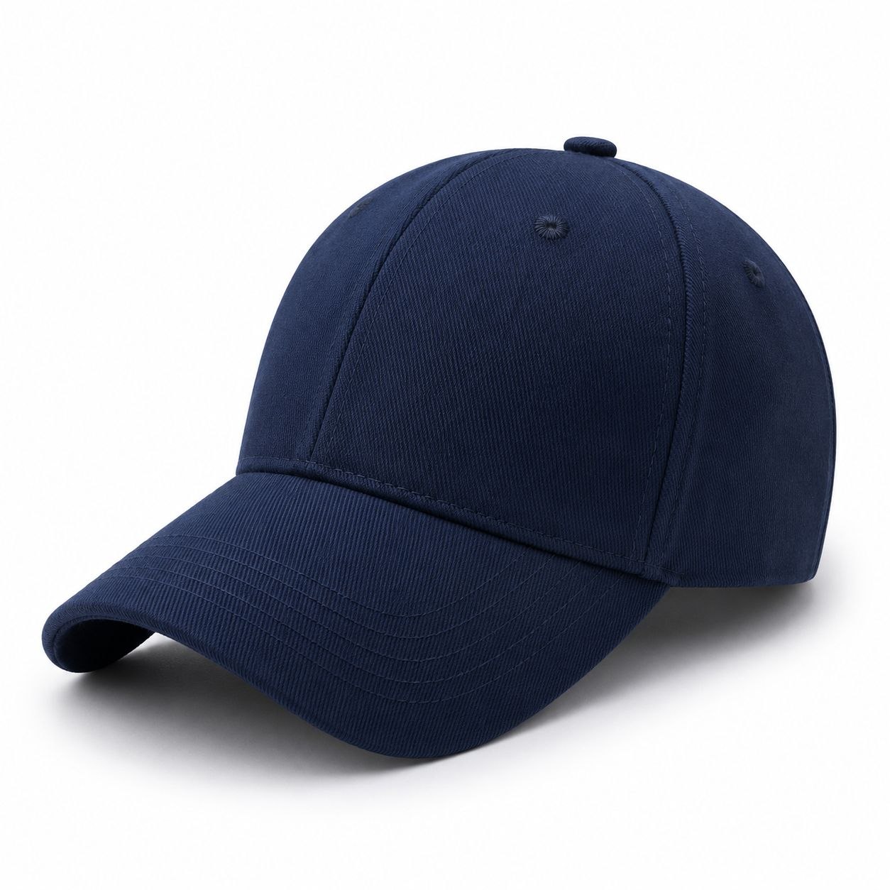 Navy twill baseball cap in navy | Flamingo Fits