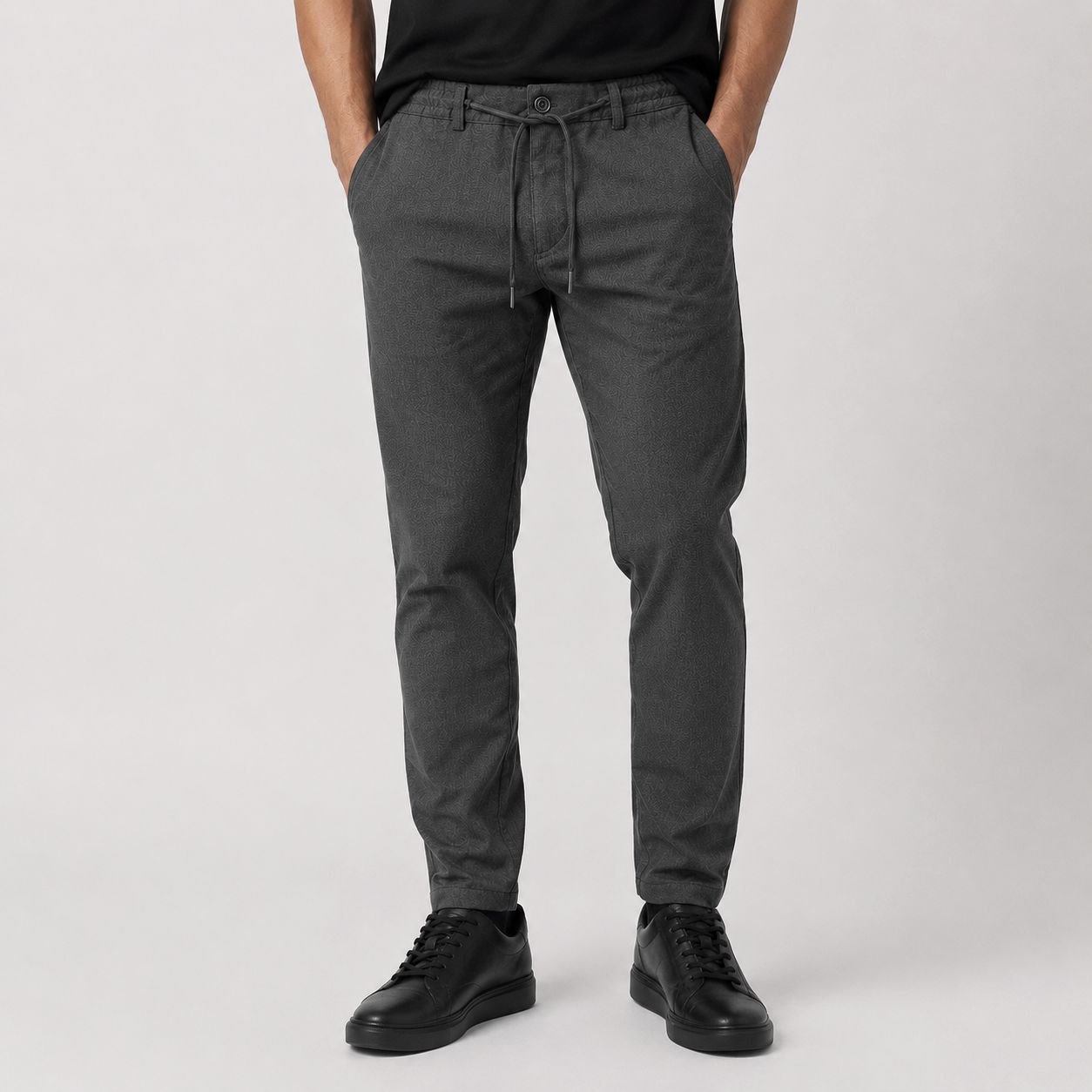 Charcoal regular jogger trouser in charcoal | Flamingo Fits