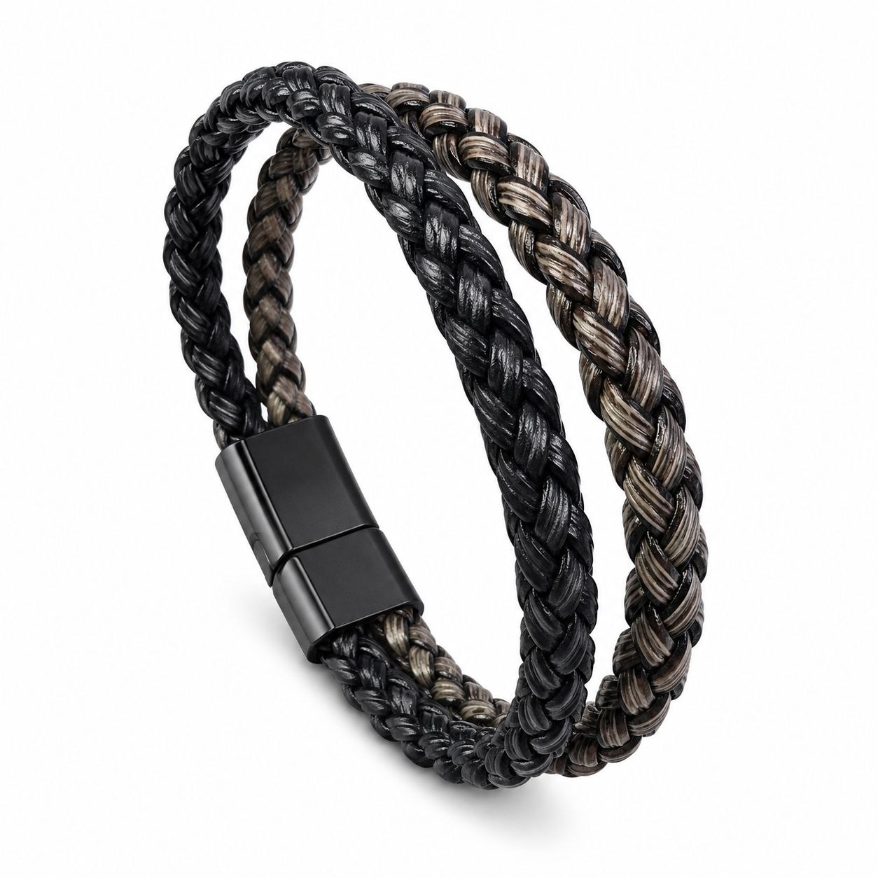 Leather bracelet in mixed | Flamingo Fits