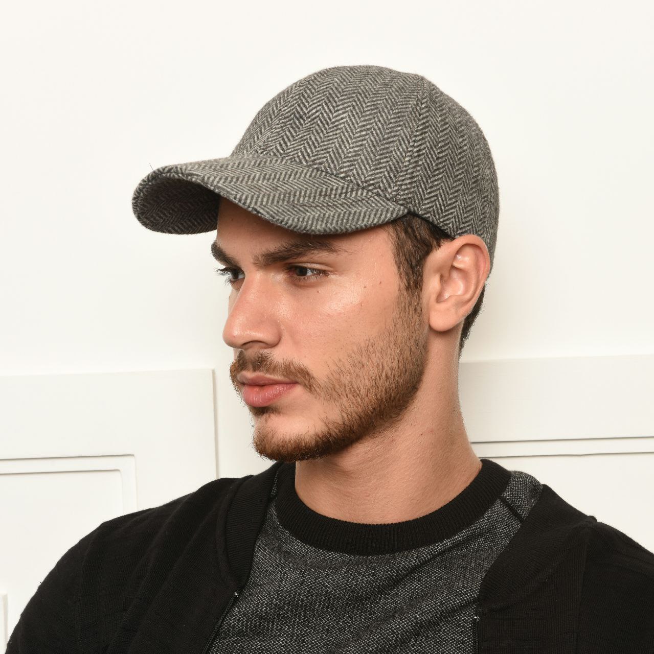 tweed baseball cap