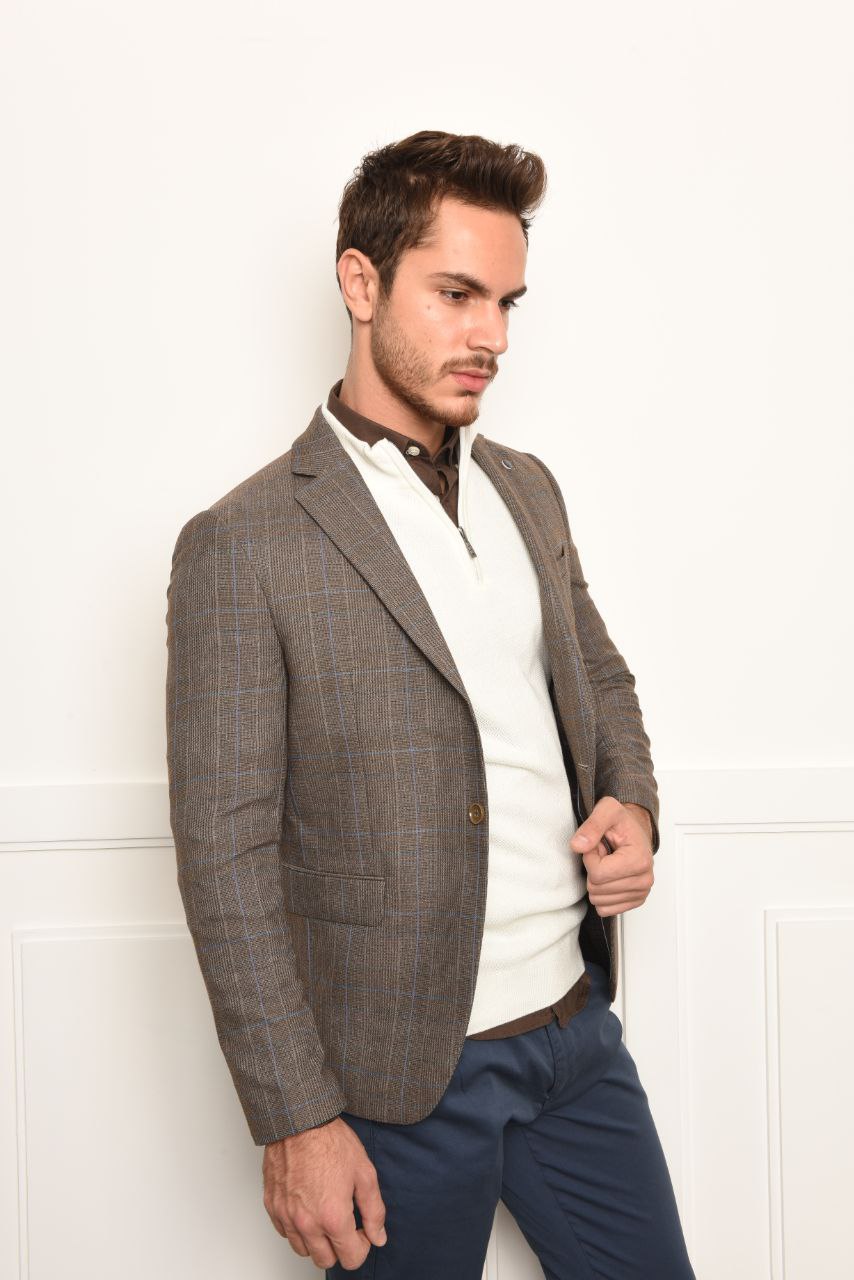 Frappo Dovey Brown Blazer