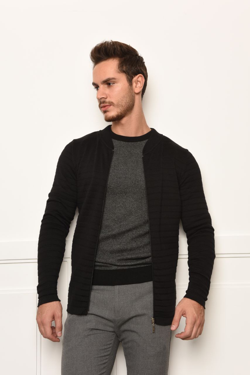 Elma knitted full zipper