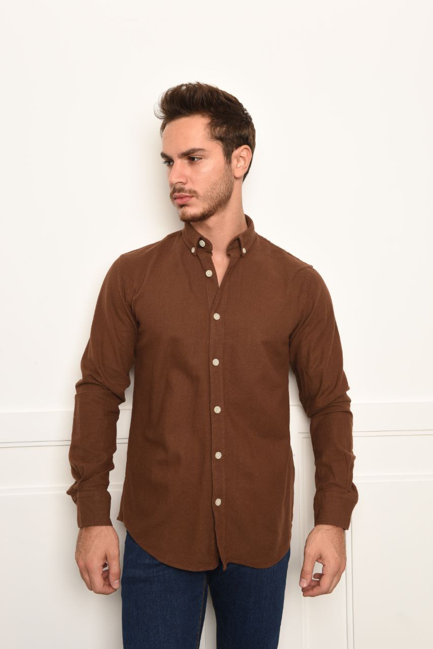Pro winter oxford  shirt in havan | Flamingo Fits