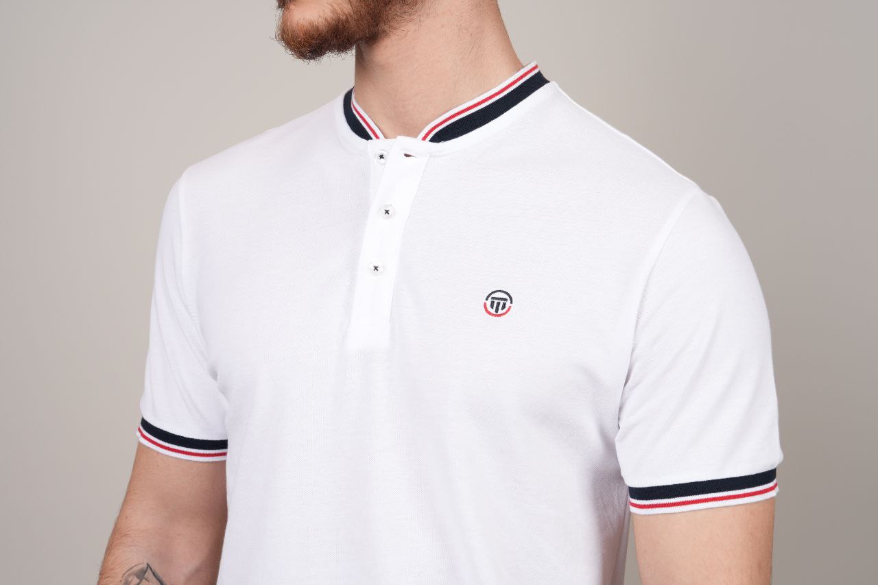 mandarin collar tshirt