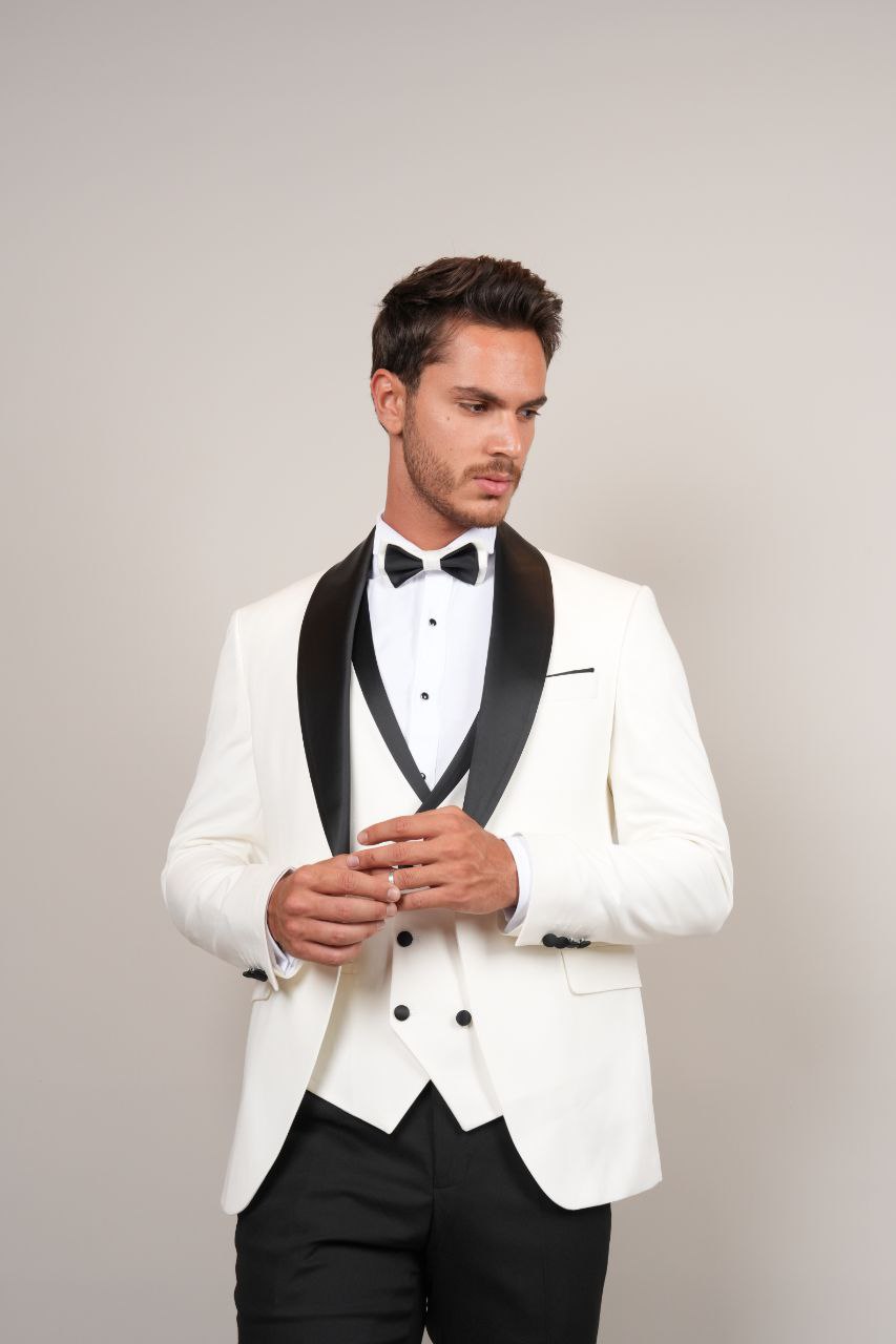 White Shawl Tuxedo
