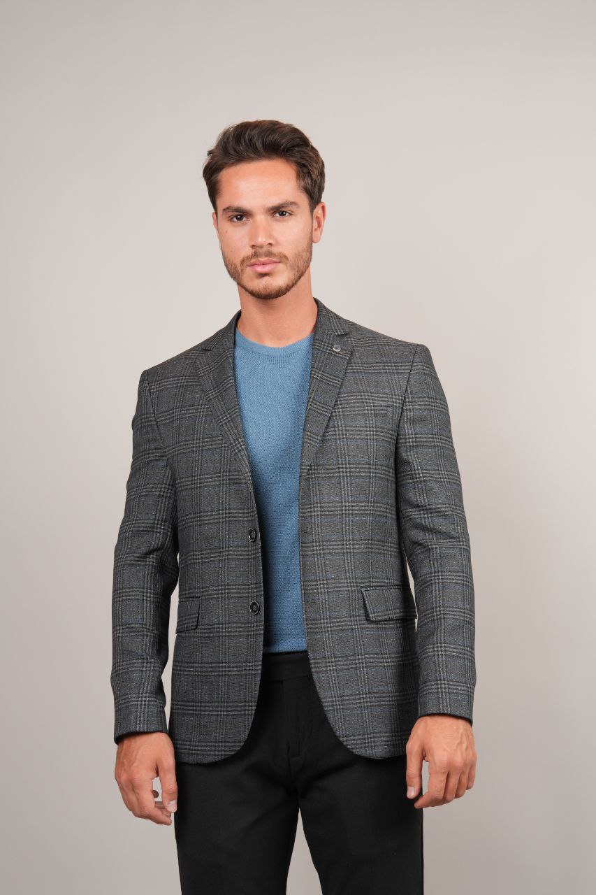 frappo tartan blazer