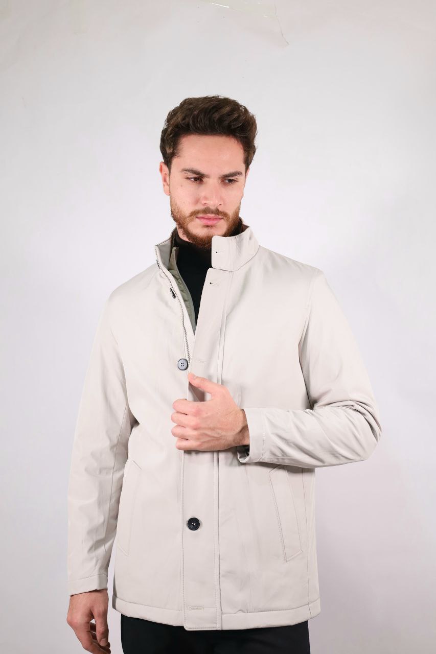 grey classic bomber jacket