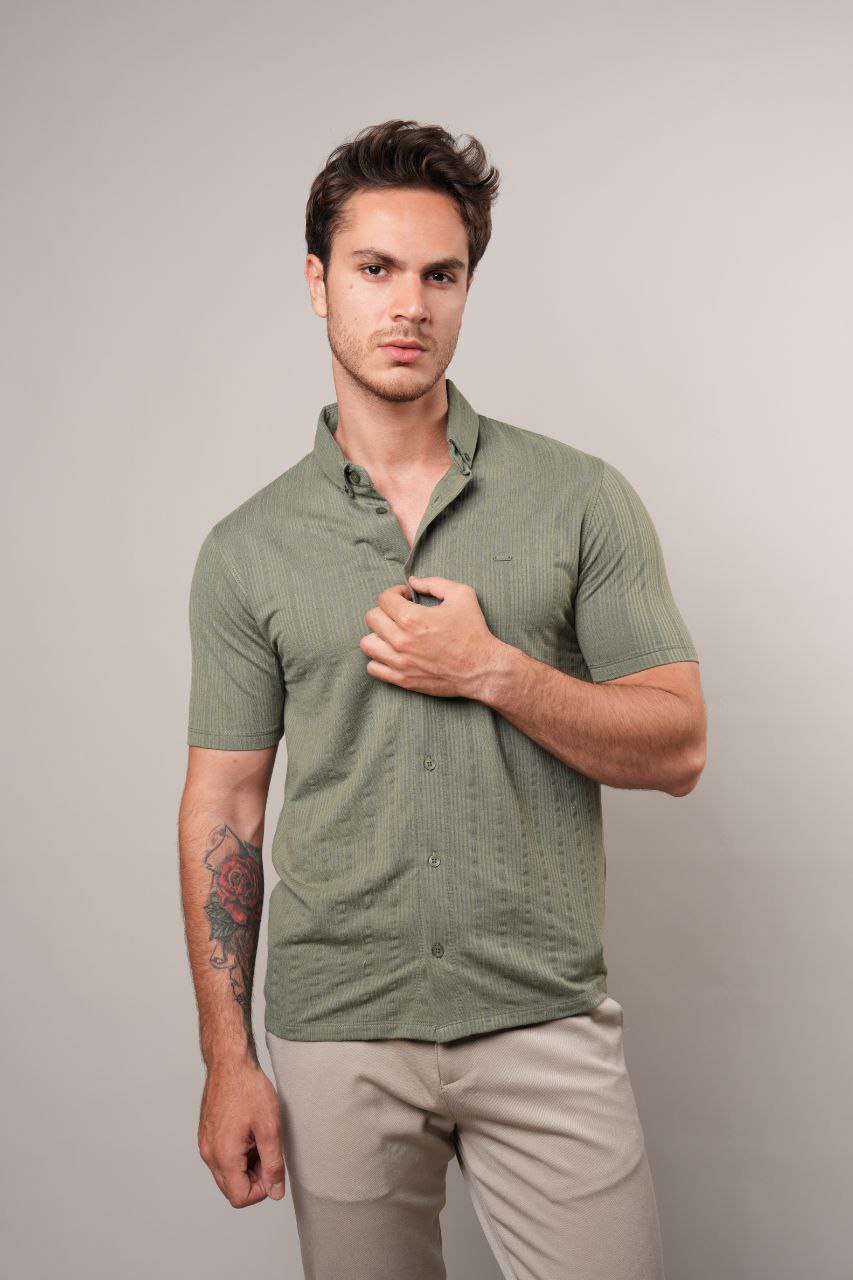 OLIVE LESCON SHRT-SLEEVE SHIRT