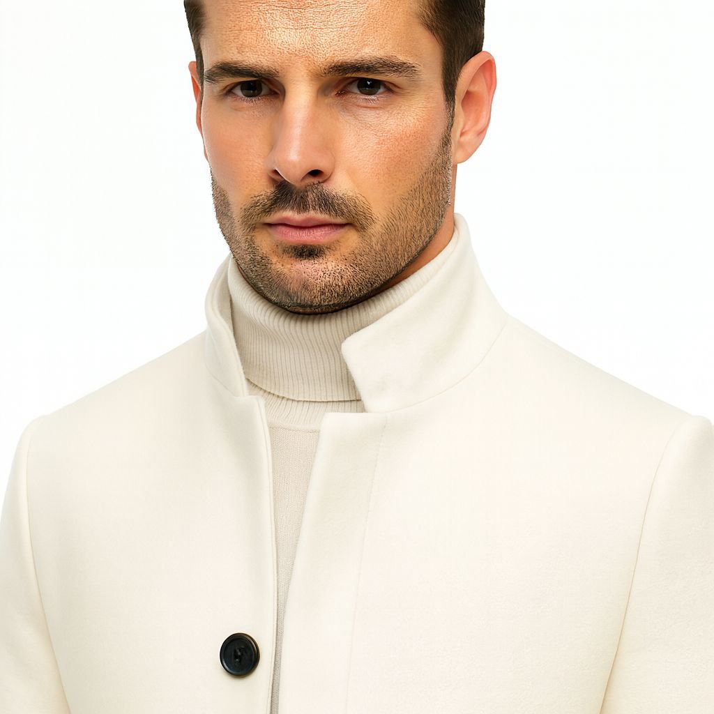 Beige Hombre Coat
