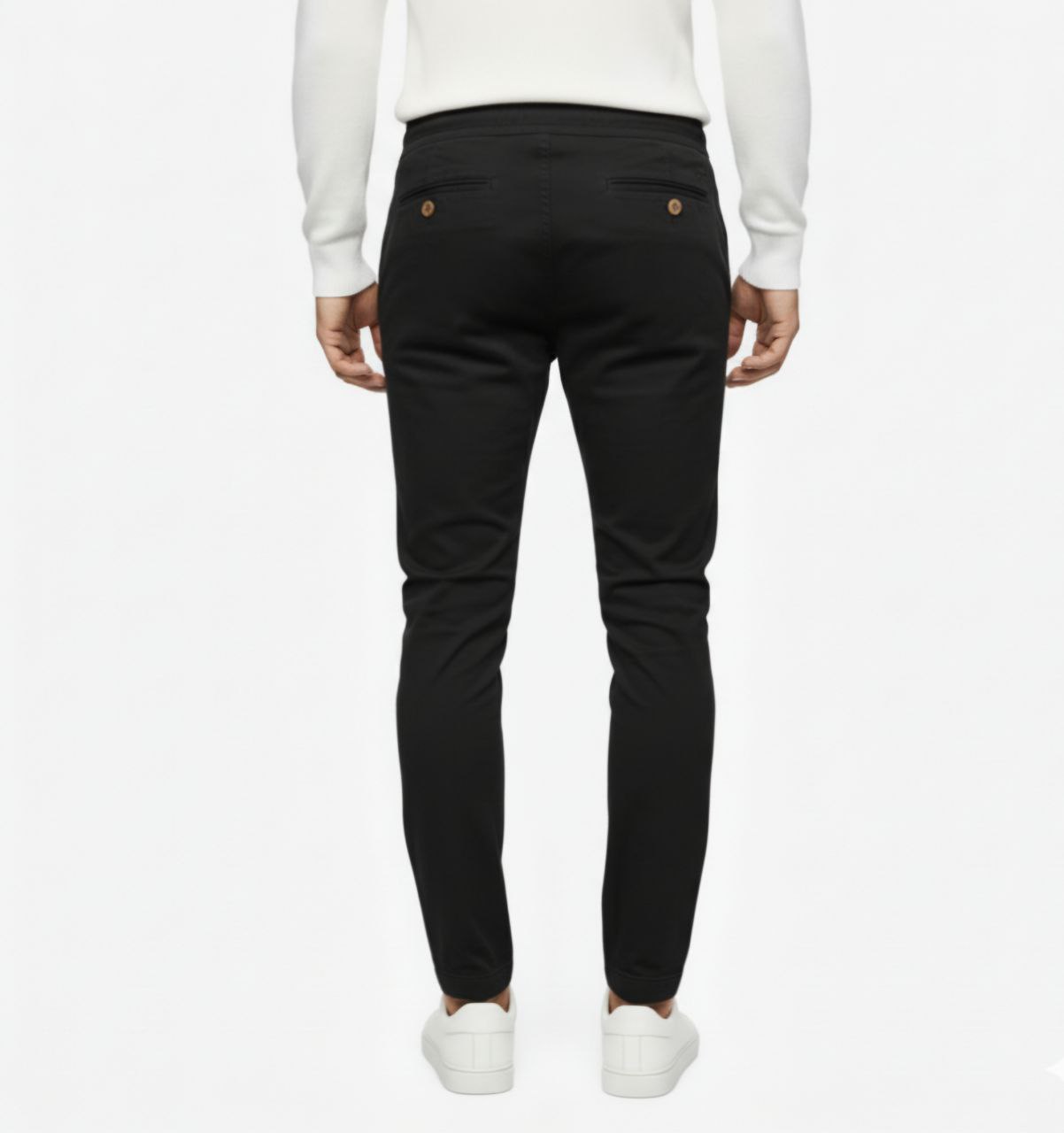 Inverno Black Jogger Trouser