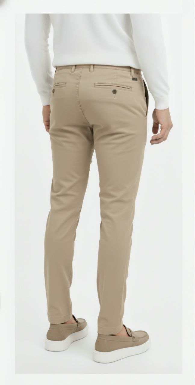 Beige pawlo jogger trouser in beij | Flamingo Fits