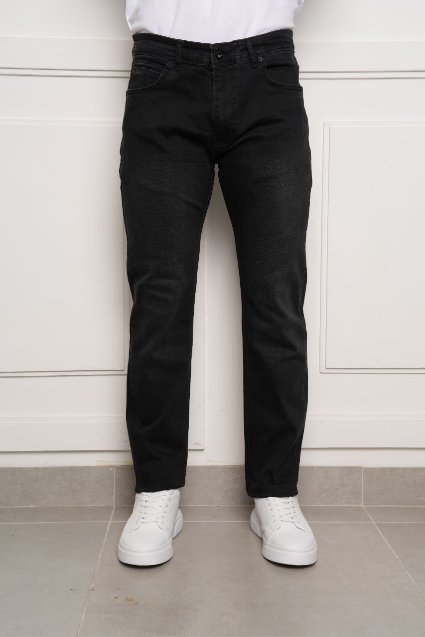 Brj black regular jeans in black | Flamingo Fits