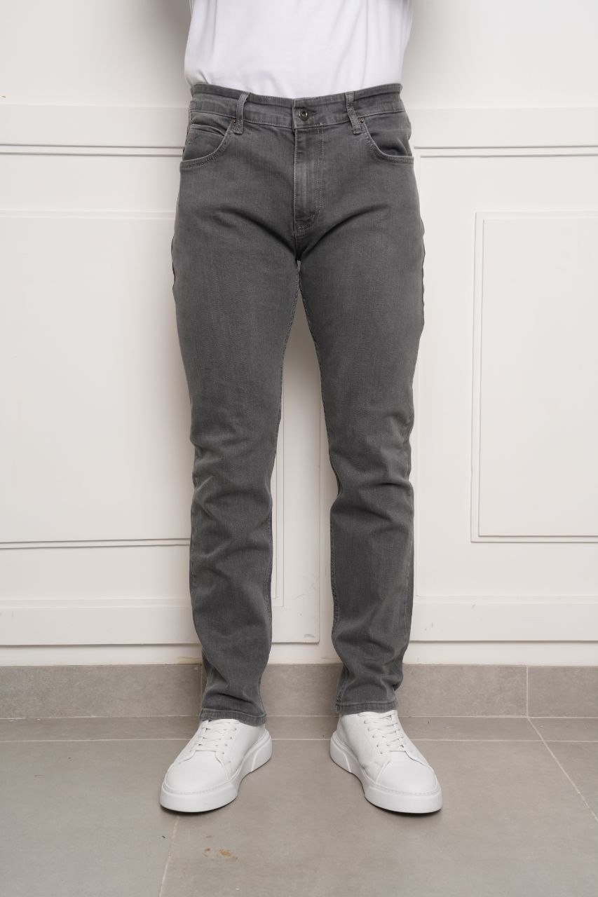 Brj grey regular jeans in grey | Flamingo Fits