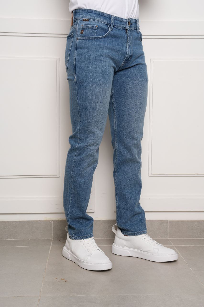 Gartiney regular jeans in dneim | Flamingo Fits