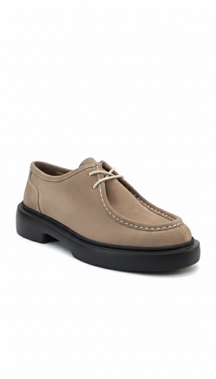 Beige Casual Sand Suede Shoes