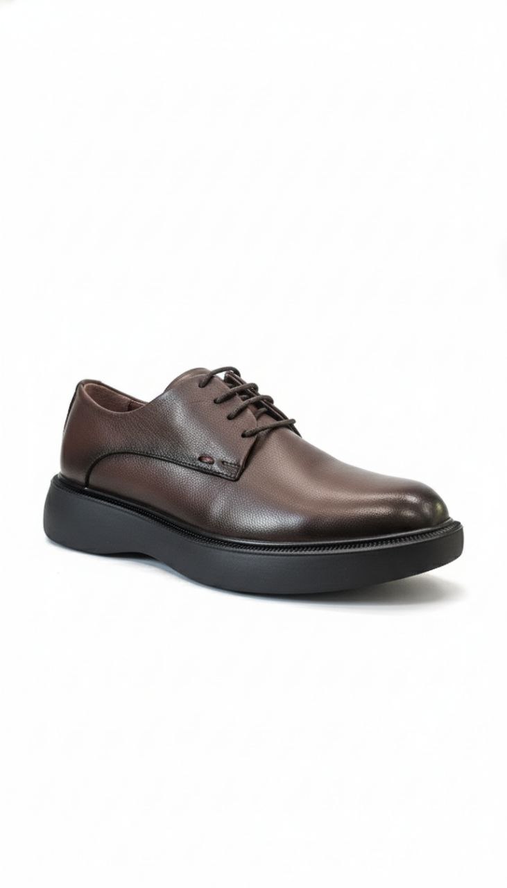 Brown refined comfort shoes in brown | Flamingo Fits