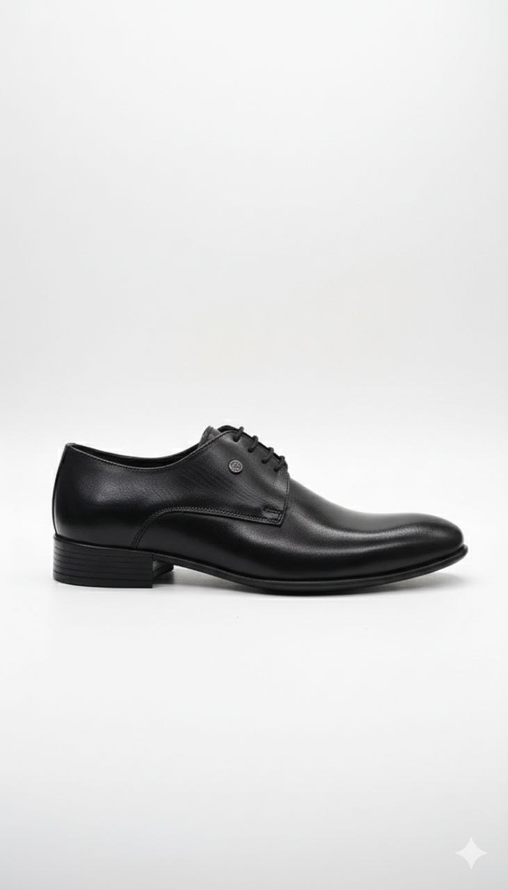 Classic black emblem shoes in black | Flamingo Fits