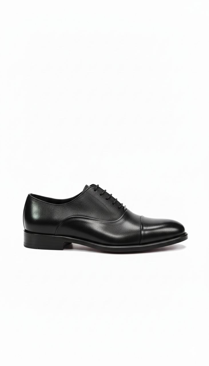 Black imperial oxford classic shoes in black | Flamingo Fits