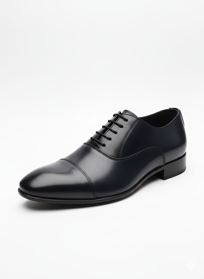 Executive Navy Oxford Shoes