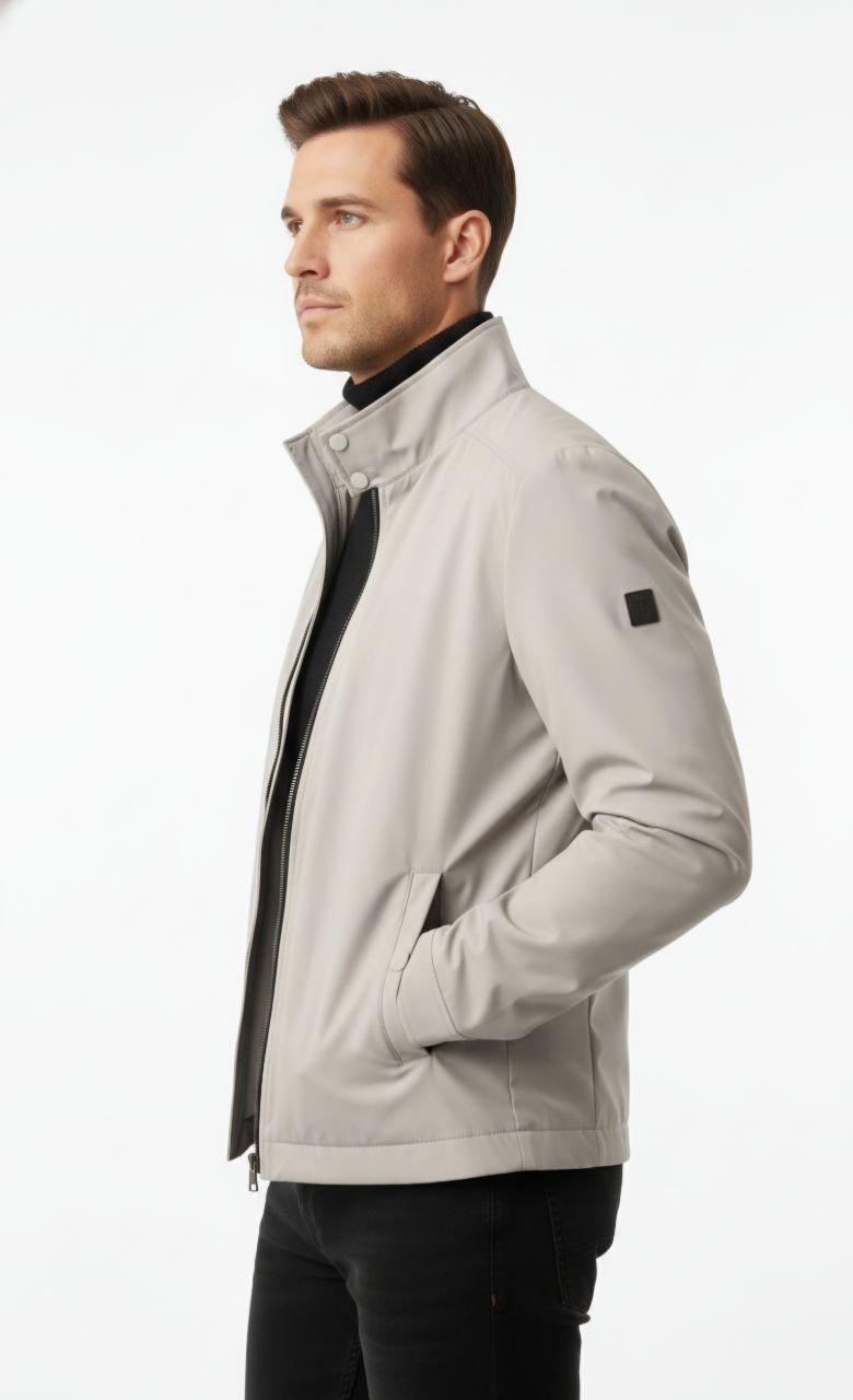 Grey Midnight Rider Jacket