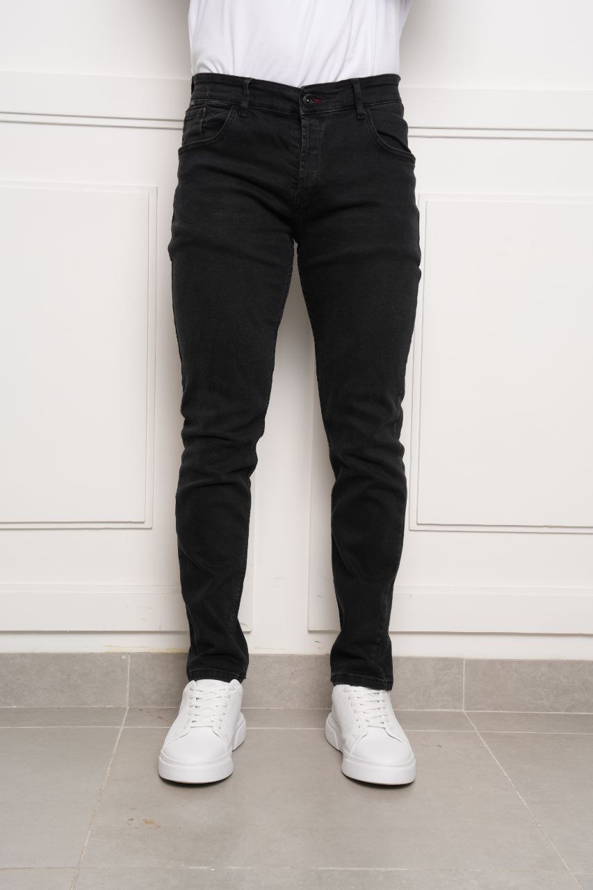 Gance charchoal slim fit jeans in PENY KS | Flamingo Fits