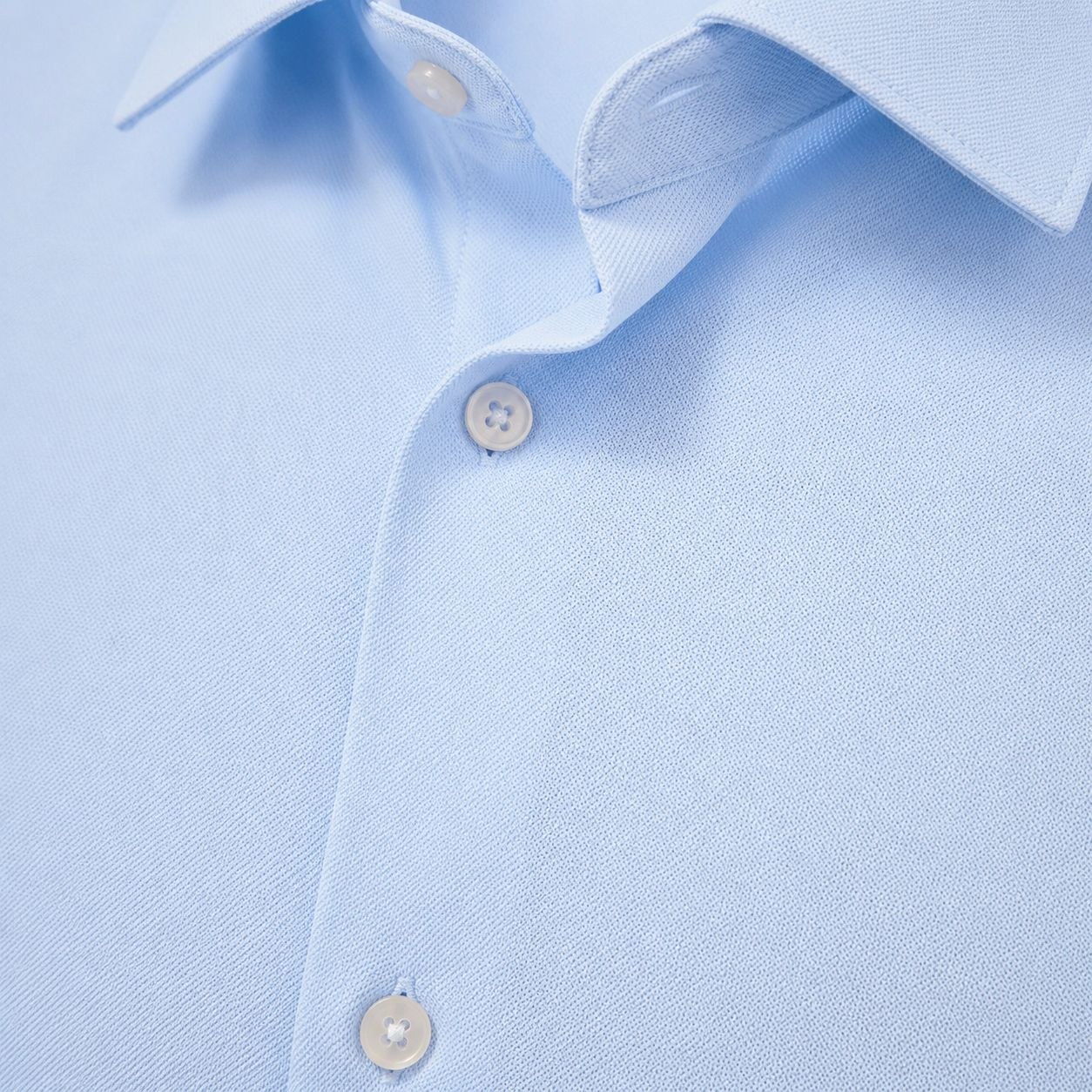 Blue the precision weave shirt in blue | Flamingo Fits