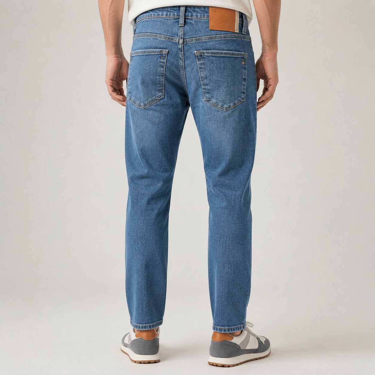 Deng comfort slim jeans in denim | Flamingo Fits